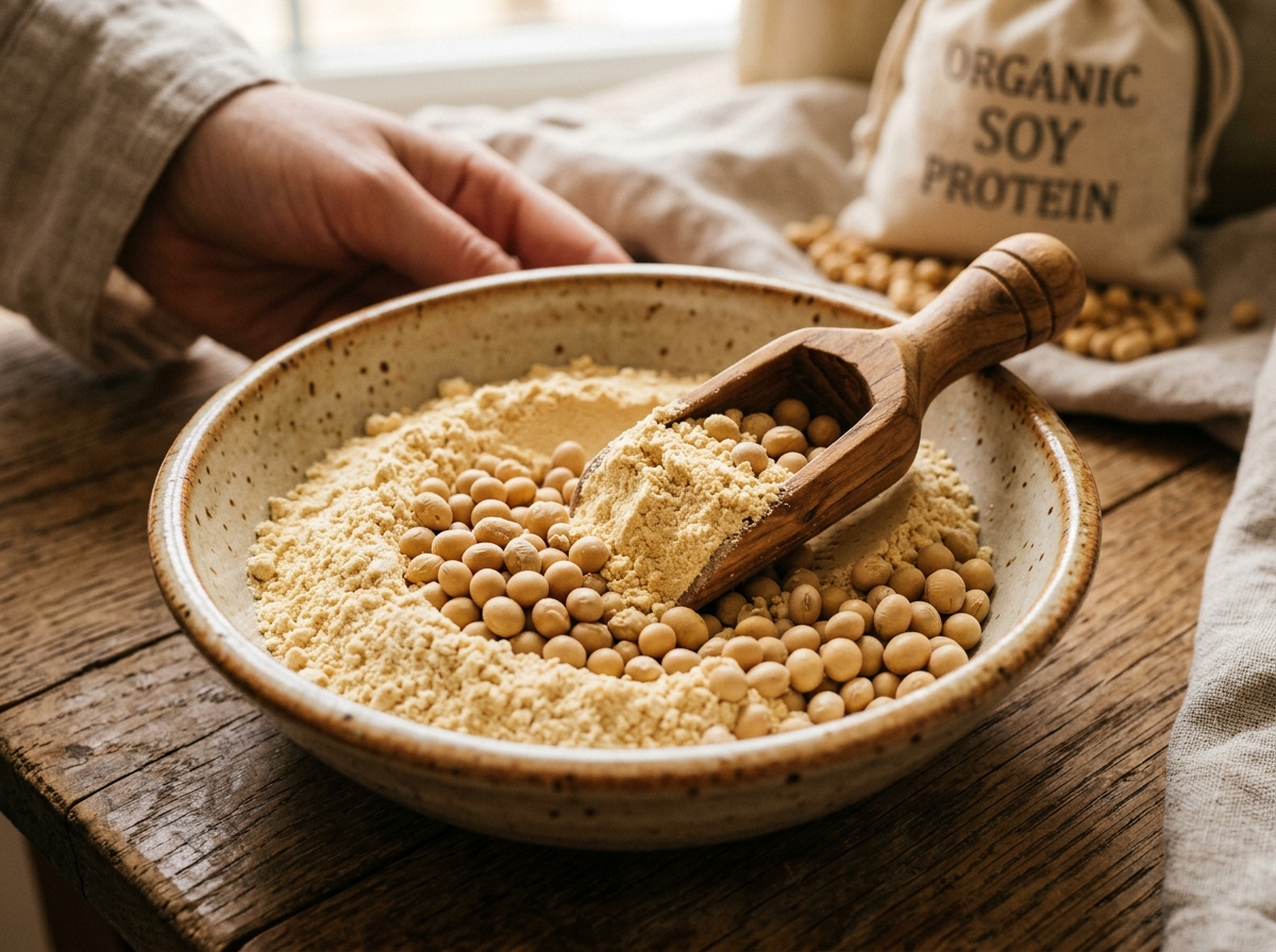 Defatted Non-GMO Soya Flour Fraction